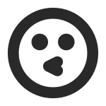 Kissing Face SVG Icon